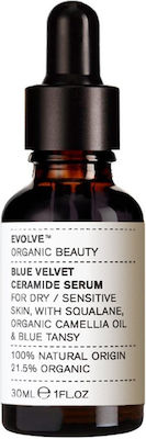 Evolve Beauty Blue Velvet Ceramide Hidratant Serum Față pentru Strălucire 30ml