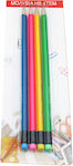 Pencil with Eraser 4pcs