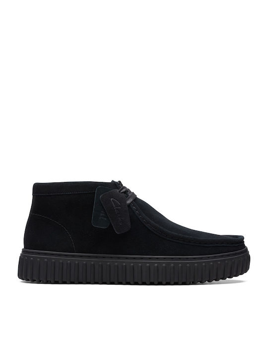 Clarks Torhill Hi Black Men's Boots Anatomical