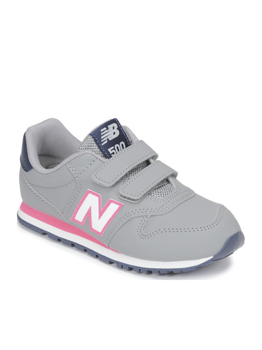 New Balance 500 Παιδικά Sneakers με Σκρατς Γκρι