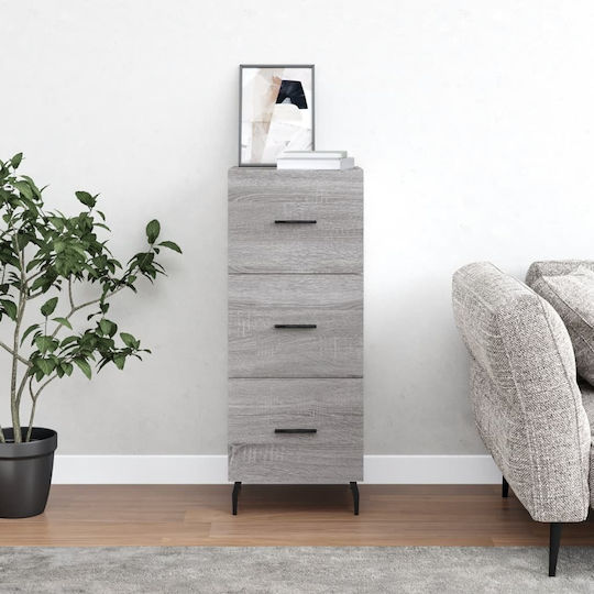 Office Drawer from Wood and Metal Sonoma 34.5x34x90cm