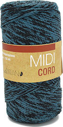 Handibrand Midi Cord Macrame Two-tone Blue 135m...