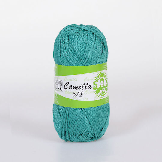 Madame Tricote Paris Νήμα Πλεξίματος Βαμβακερό Τιρκουάζ 125m 50gr