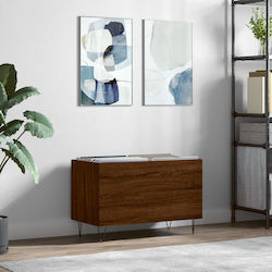 vidaXL Level Hi-Fi Furniture Brown 38x74.5x48cm