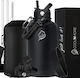 Cool'NMore Jet Stainless Steel Thermos Bottle BPA Free 2lt Jet Black with Handle Straw Loop and Mouthpiece
