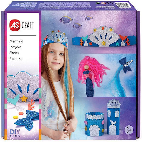 AS Paper Cutting Mermaid for Children 3+ years Years