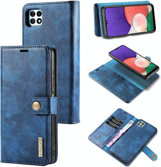 DG.MING Detachable Wallet Δερματίνης Μπλε (Galaxy A22 5G)