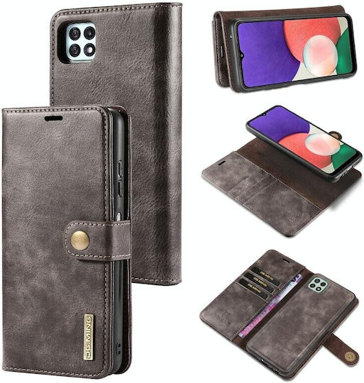 DG.MING Detachable Wallet Δερματίνης Γκρι (Galaxy A22 5G)
