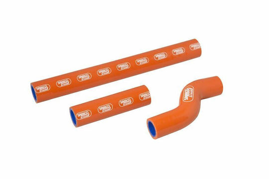 Samco Sport Σετ Κολάρα Σιλικόνης Κινητήρα Μοτοσυκλέτας Πορτοκαλί