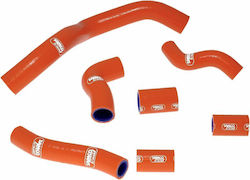 Samco Sport Set Silicone Motorcycle Engine Hoses for KTM 950 Adventure S / 990 Adventure Orange