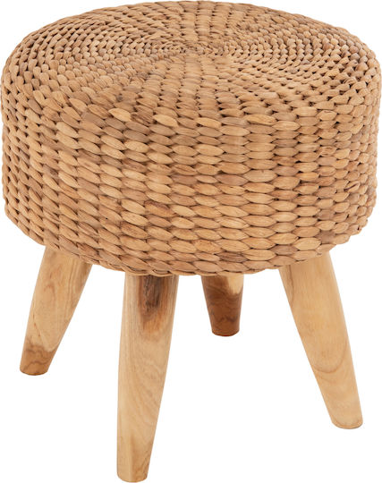 Stool For Living Room Beige 43x43x43cm Stool For Living Room Beige 43x43x43cm