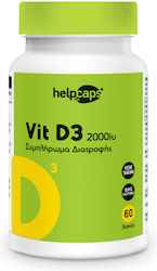 Helpcaps Vitamin D3 2000iu 60 Tabletten