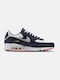 Nike Air Max 90 Ανδρικά Sneakers Obsidian / White / Track Red / Pure Platinum