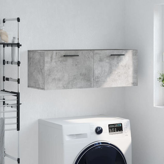 vidaXL Badezimmerschrank B100xT36.5xH35cm Gray