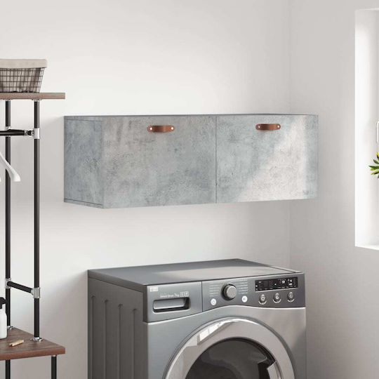 vidaXL Bathroom Cabinet L100xW36.5xH35cm Gray