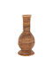 HomeMarkt Vază Decorativă Din paie Maro 33x33x74cm 1buc
