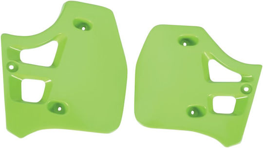 UFO Motorcycle Radiator Protector Kawasaki KX Green