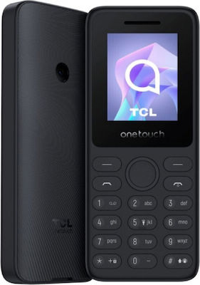TCL OneTouch 4021 Dual SIM Mobile Phone with Buttons Dark Night Gray
