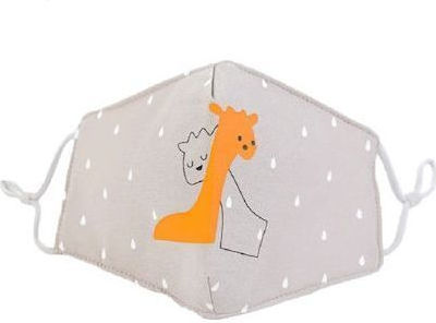 Natural Home Protective Mask Fabric Kids Beige 2080409 1pcs