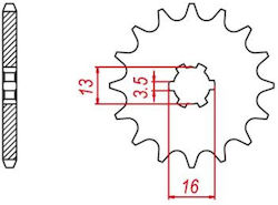 Suzuki Front Sprocket