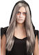 Carnival Wig Straight Gray for Halloween