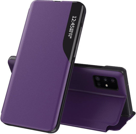 Techsuit Techsuit Efold Series Книга Силикон Лилав (Honor 90 Lite)