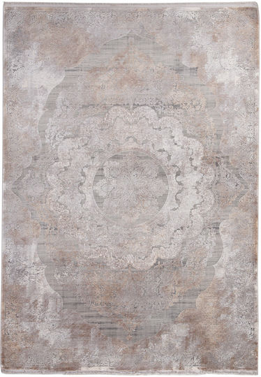 Royal Carpet Silk 6864A 100x160cm Μεταξένιο Γκρι
