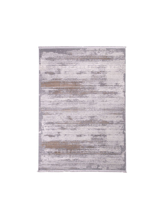 Royal Carpet Fargo 28289 Rectangular Rug with Fringes Gray