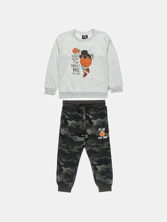 Alouette Kids Sweatpants Set Gray 2pcs