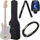 Fender Electric Bass Mn Arctic White