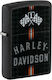 Zippo Harley-Davidson Запалка Пламък в Черен Цвят