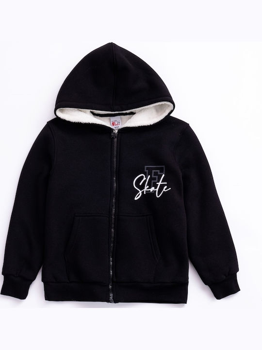 Bluza și Hanorac Pentru Copii Cu Glugă Neagră
