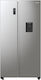 Gorenje Side-by-Side Refrigerator 547lt NoFrost H178.6xW91xD64.3cm Inox NRR9185EAXLWD