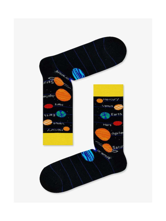 Axidwear Planets Socks Black