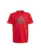 Adidas Kids' T-shirt Fuchsia Big Logo Tee Jr