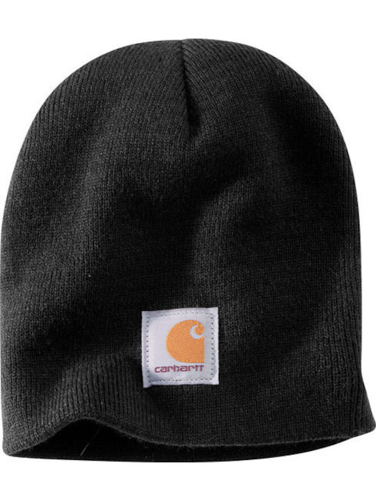 Beanie Unisex Beanie Knitted in Black color