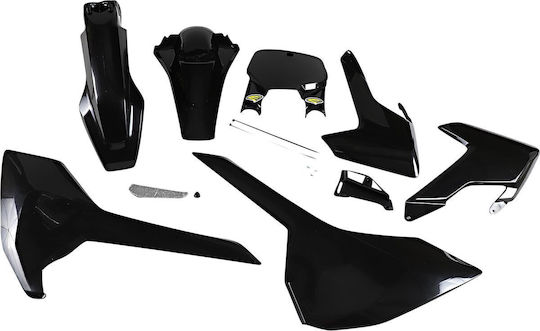 Cycra Motorcycle Plastic Kit for Husqvarna FC 450 / FC 350 Black 5 Pieces