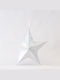 Eurolamp Fabric Christmas Decorative Pendant Star 44x32x51cm White