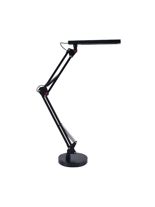 Ankor LED Office Lamp with Foldable Arm in Black Color