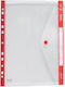 Turikan Plastic Binder Sheets for Documents A4 with Holes and Reinforcement 5 Pieces
