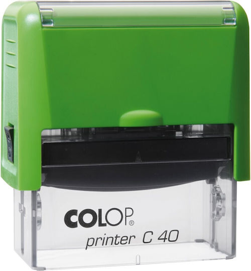 Colop Printer C40 Печат Очила за далтнозорост на Гръцки Език и Зелен Мастило