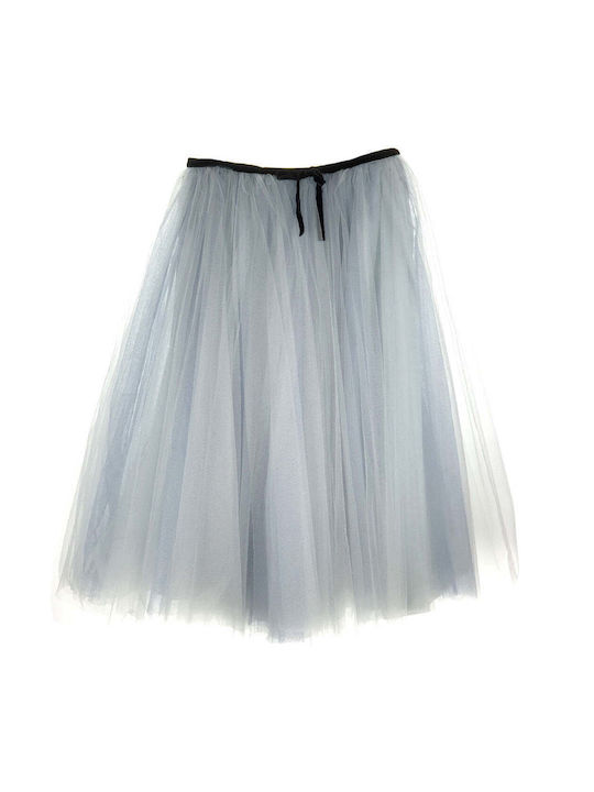 Designer's Cat Kids Tulle Tutu Skirt Blue