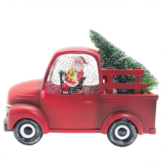Weihnachtliche Kunststoff Figur Auto Höhe 24cm mit Musik