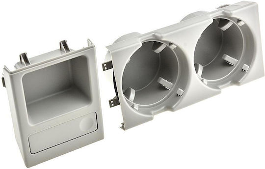 NTY Car Cup Holder 2 Positions for Console in Gray Color