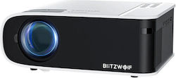 BlitzWolf BW-V6 Proiector Full HD Lampă LED cu Wi-Fi și Boxe Incorporate Alb