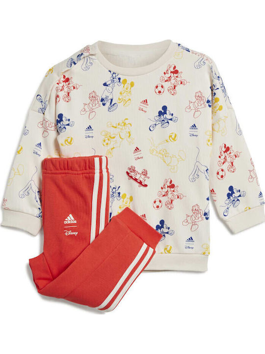 Kids Sweatpants Set White 2pcs X Disney Mickey Mouse