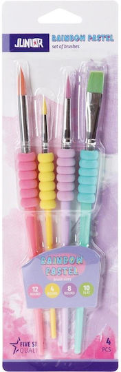 Junior Rainbow Pastel Malpinsel-Set 4Stück
