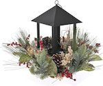 Iliadis Christmas Black Lantern 33x28cm