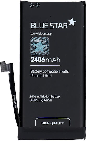 Blue Star Συμβατή Μπαταρία Αντικατάστασης 2406mAh για iPhone 13 Mini