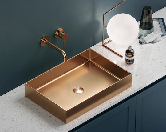 Karag Saturn Επικαθήμενος Νιπτήρας Πορσελάνης 55x38x10cm